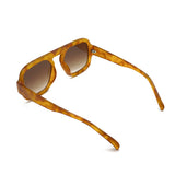 L&S Retro Aviator Sunglasses in Vintage Tort