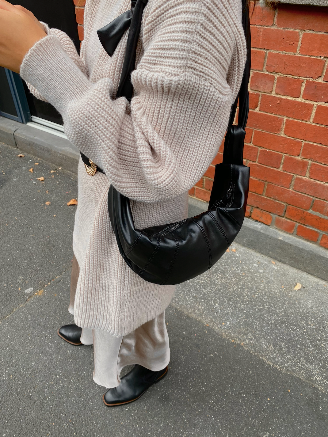 Mina Half-moon Crossbody Bag