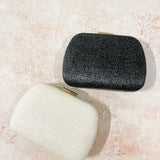 Camden Woven Box Clutch