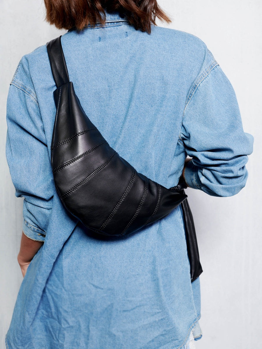 Mina Half-moon Crossbody Bag