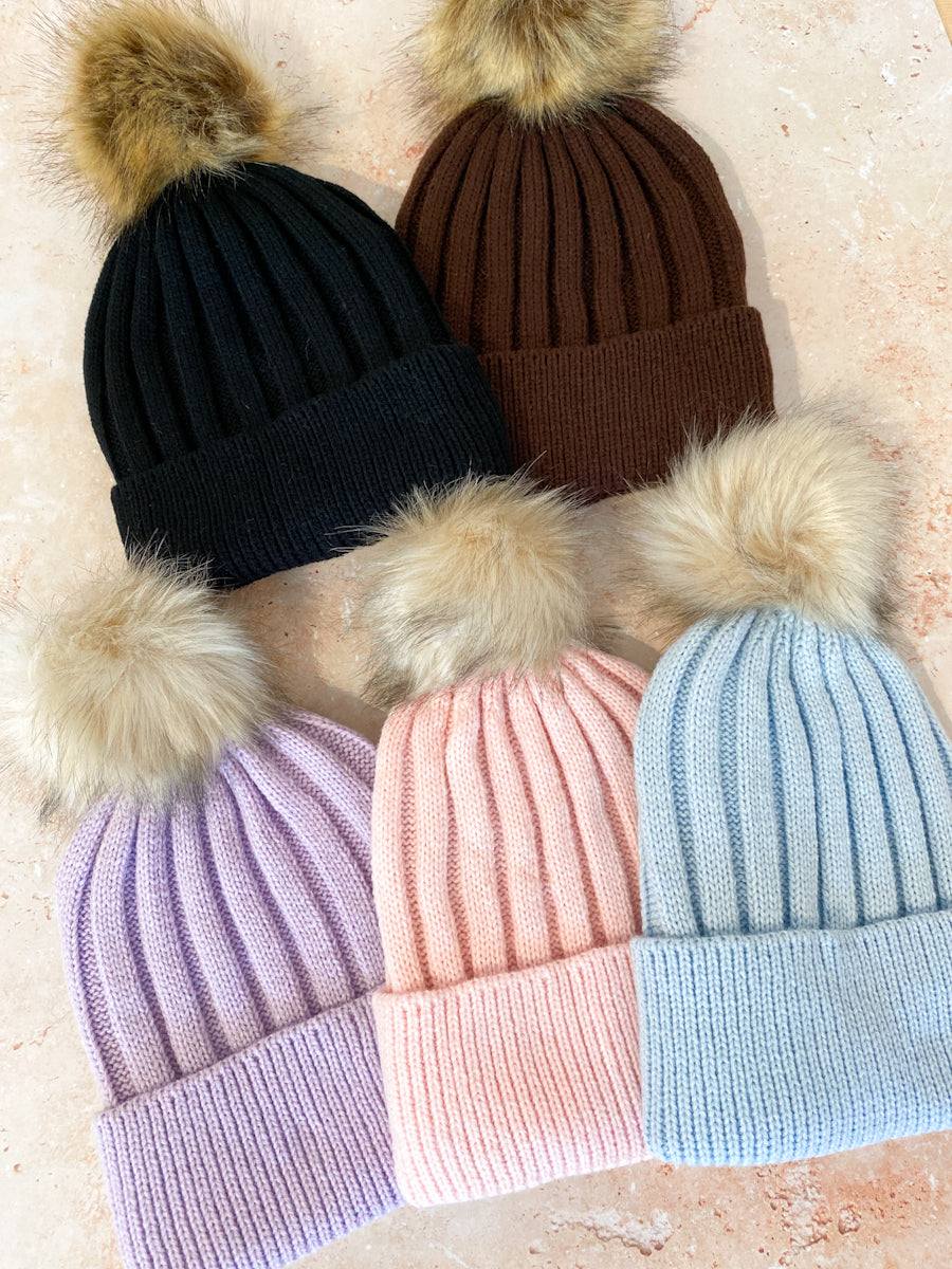 Nessa Rib Knitted Beanie