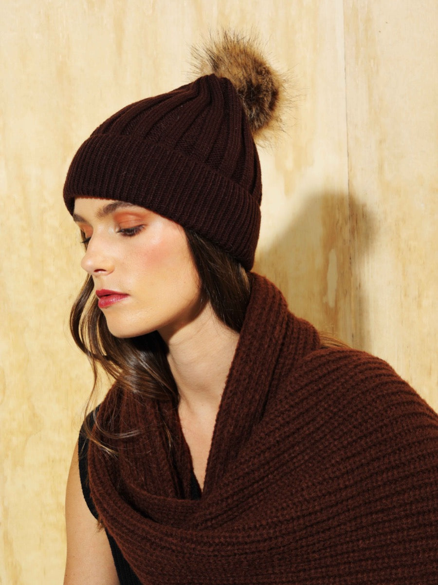 Nessa Rib Knitted Beanie