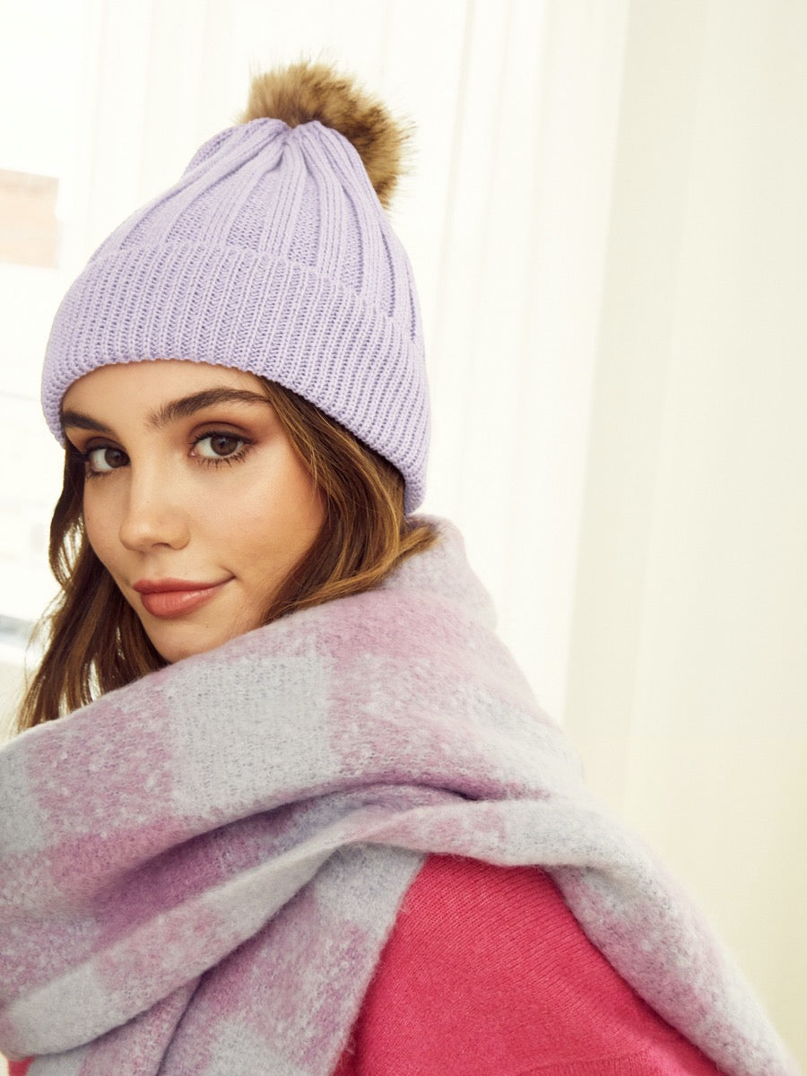 Nessa Rib Knitted Beanie