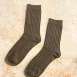 Ruena Basic Ribbed Socks (2col)