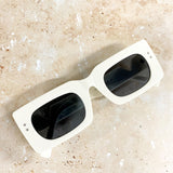 Joan Oversized Sunglasses in White