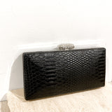 Ciara Croc-Effect Clutch