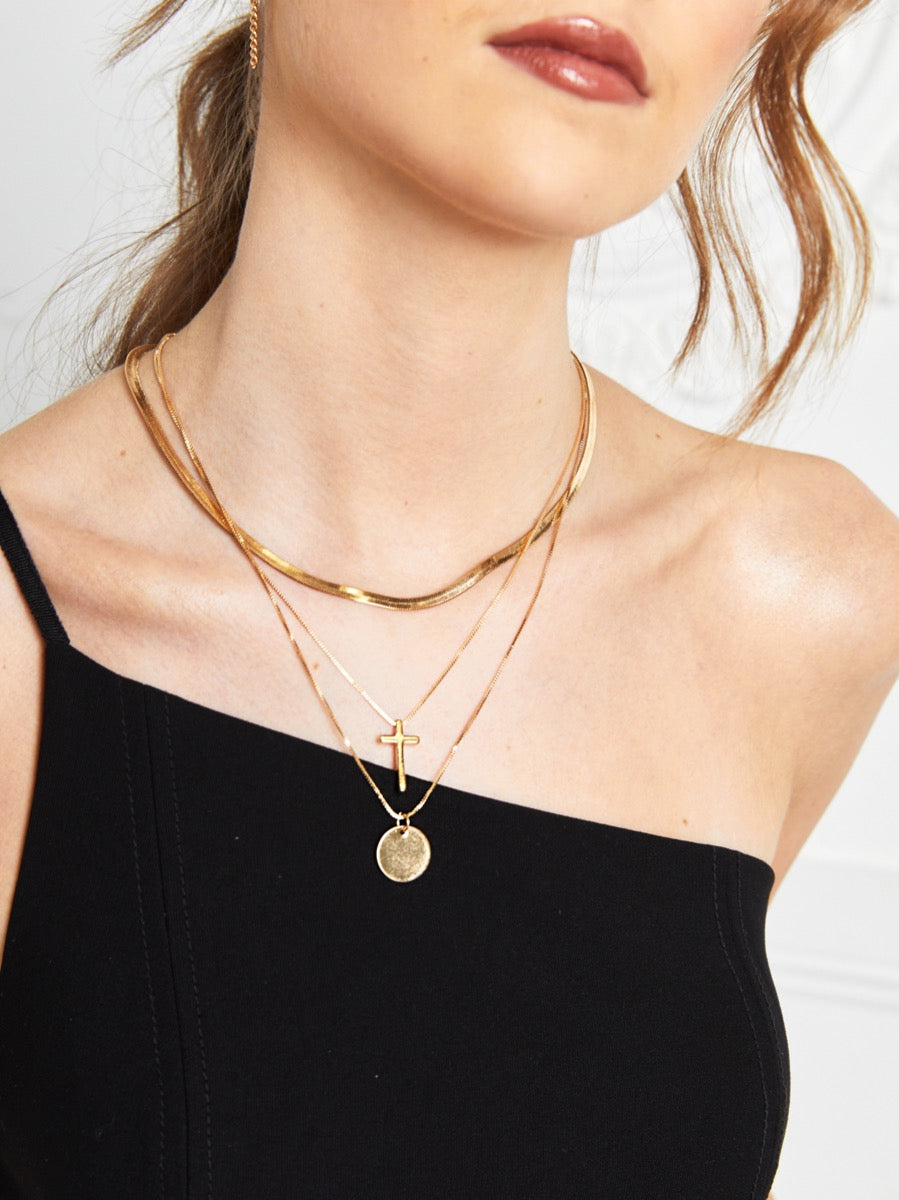 Yvette Chain Layered Necklace