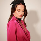 Lindsay Ribbon Point Headband