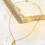 Diamanté Heart 18K Gold Plated Necklace