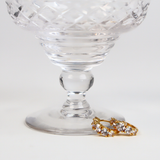 Birch Crystal 18K Gold Plated Huggie Earrings