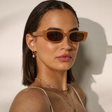 Carrie Rectangular Sunglasses (4col)