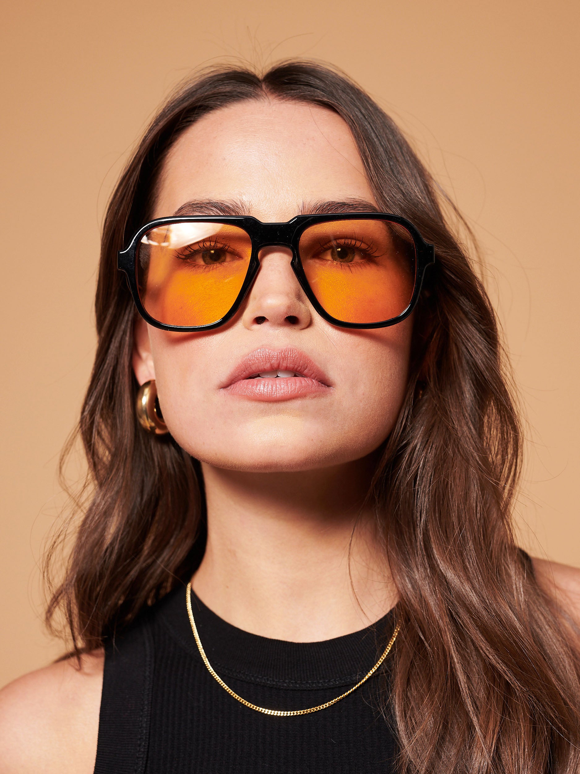 Anika Retro Frame Sunglasses