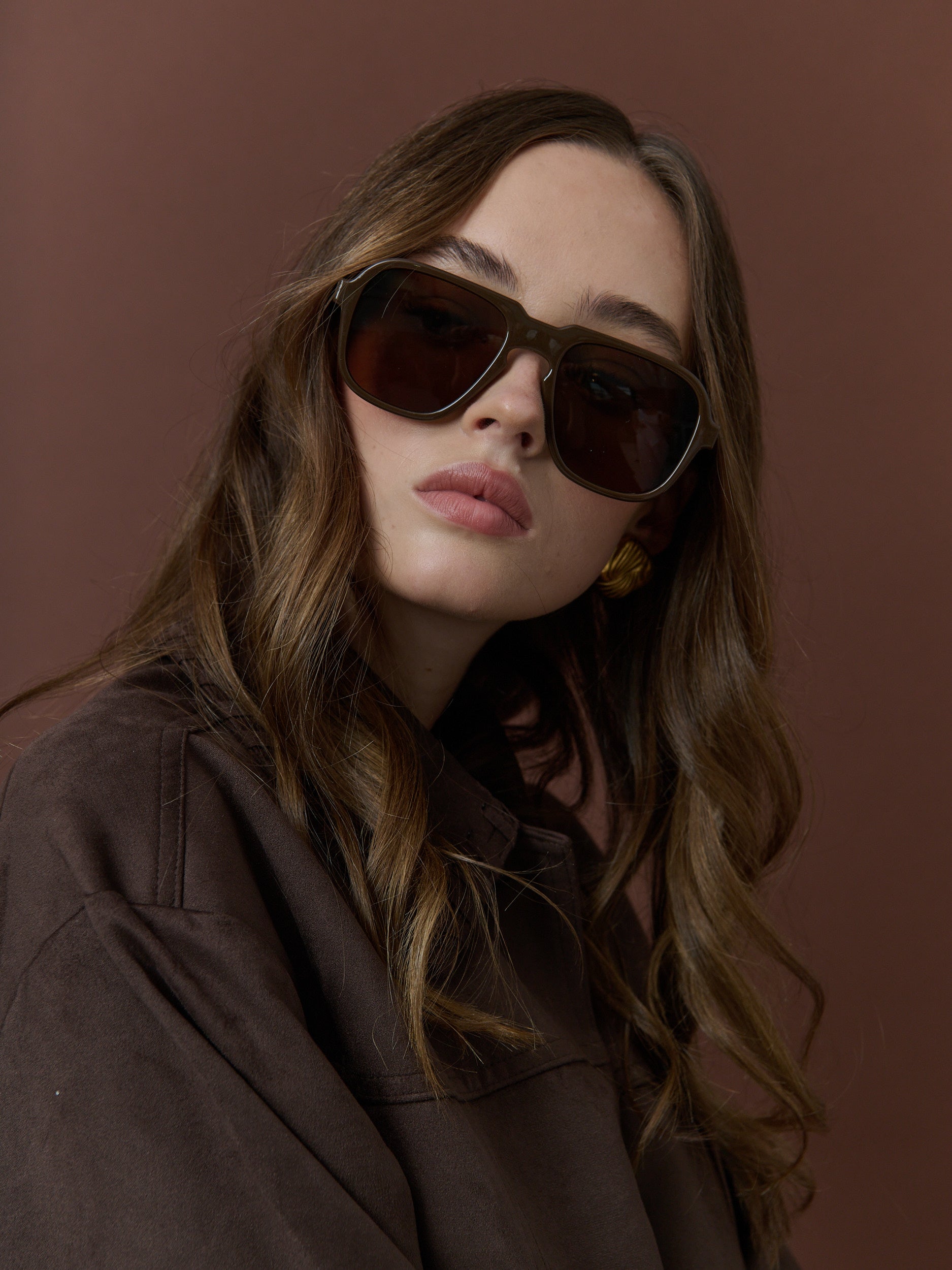 Anika Retro Frame Sunglasses (2col)