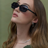 Canyon Square Sunglasses in Black