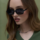 Canyon Square Sunglasses in Black
