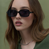 Canyon Square Sunglasses in Black
