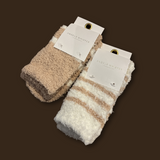 Cuddle Fluffy Socks in Mocha