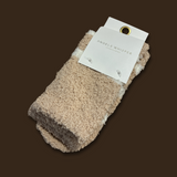 Cuddle Fluffy Socks in Mocha