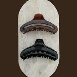 Zen Oval Hair Claw Clips (2col)
