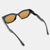 L&S Lizzie Cat-Eye Sunglasses in Black