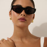 Bailey Angular Sunglasses in Black