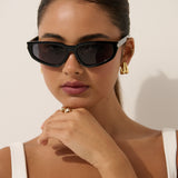 Bailey Angular Sunglasses in Black