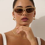 Bailey Angular Sunglasses in Brown
