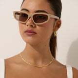 Bailey Angular Sunglasses in Brown