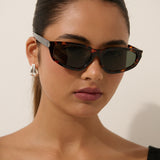 Bailey Angular Sunglasses in Tort