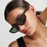 Bailey Angular Sunglasses in Tort