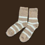 Cuddle Fluffy Socks in Mocha
