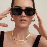 Seoni Square Cat Eye Sunglasses (2col)
