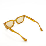 L&S Kitty Rectangular Sunglasses in Vintage Tort