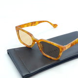 L&S Kitty Rectangular Sunglasses in Vintage Tort