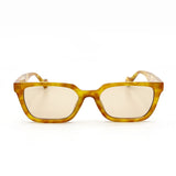L&S Kitty Rectangular Sunglasses in Vintage Tort