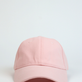 Pink Cotton Baseball Cap