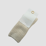 Angels Rib Wool Blend Socks (4col)