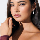 Amélie Bridal Sterling Silver Plated Earrings