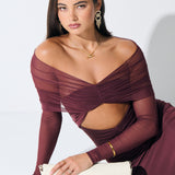 L&S Nova Clutch Bag in White