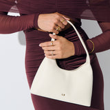 L&S Katie Shoulder Bag in White