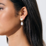 Amélie Bridal 18K Gold Plated Earrings