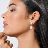 Amélie Bridal 18K Gold Plated Earrings