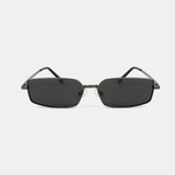 L&S Gwenyth Polarised Metal Frame Sunglasses in Black