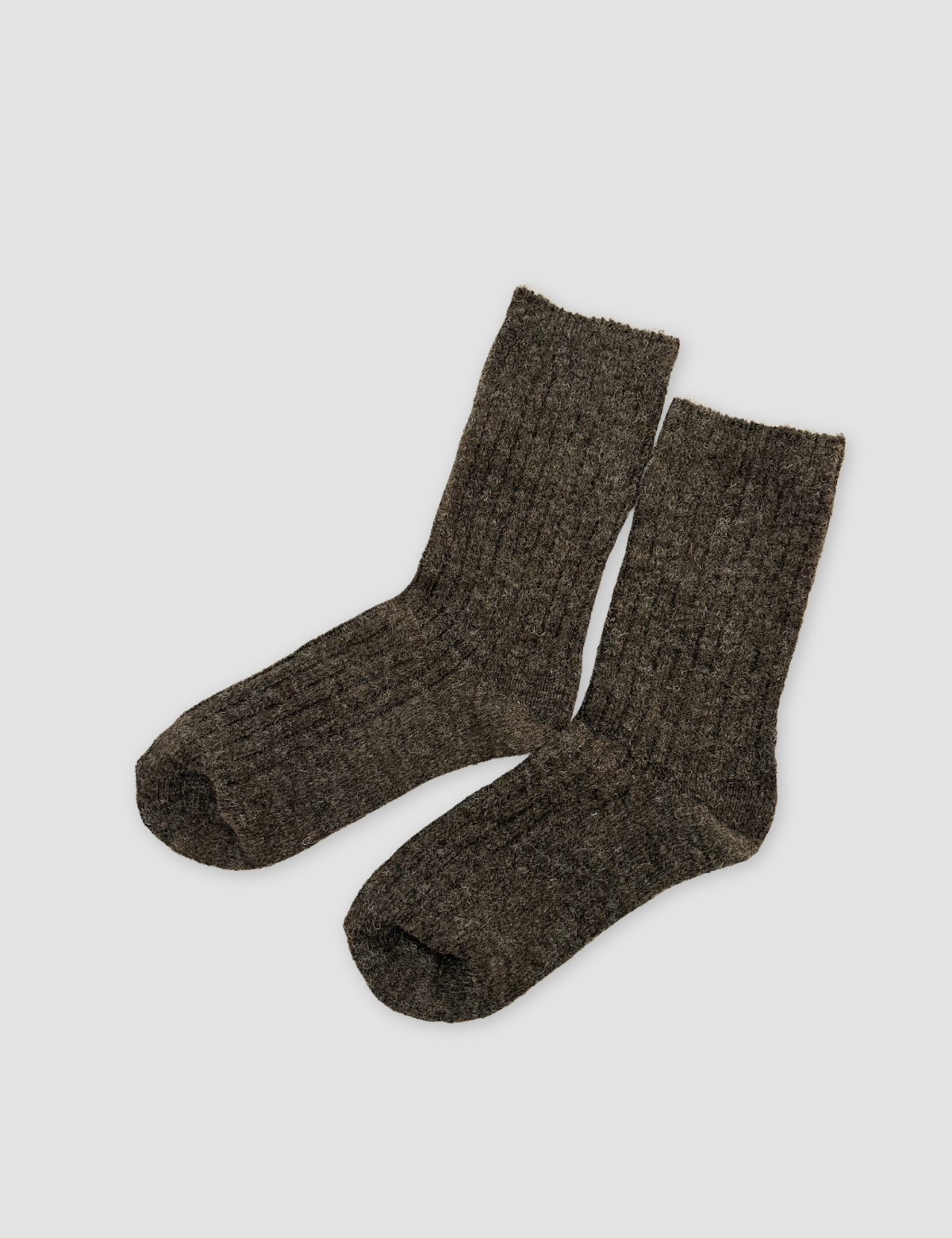 Angels Rib Wool Blend Socks (4col)