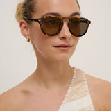 Ibiza Aviator Sunglasses in Tort