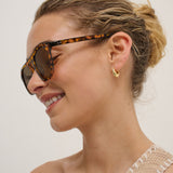 Ibiza Aviator Sunglasses in Tort