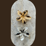 [Restocked] Hibiscus Metal Flower Claw Clips (2col)
