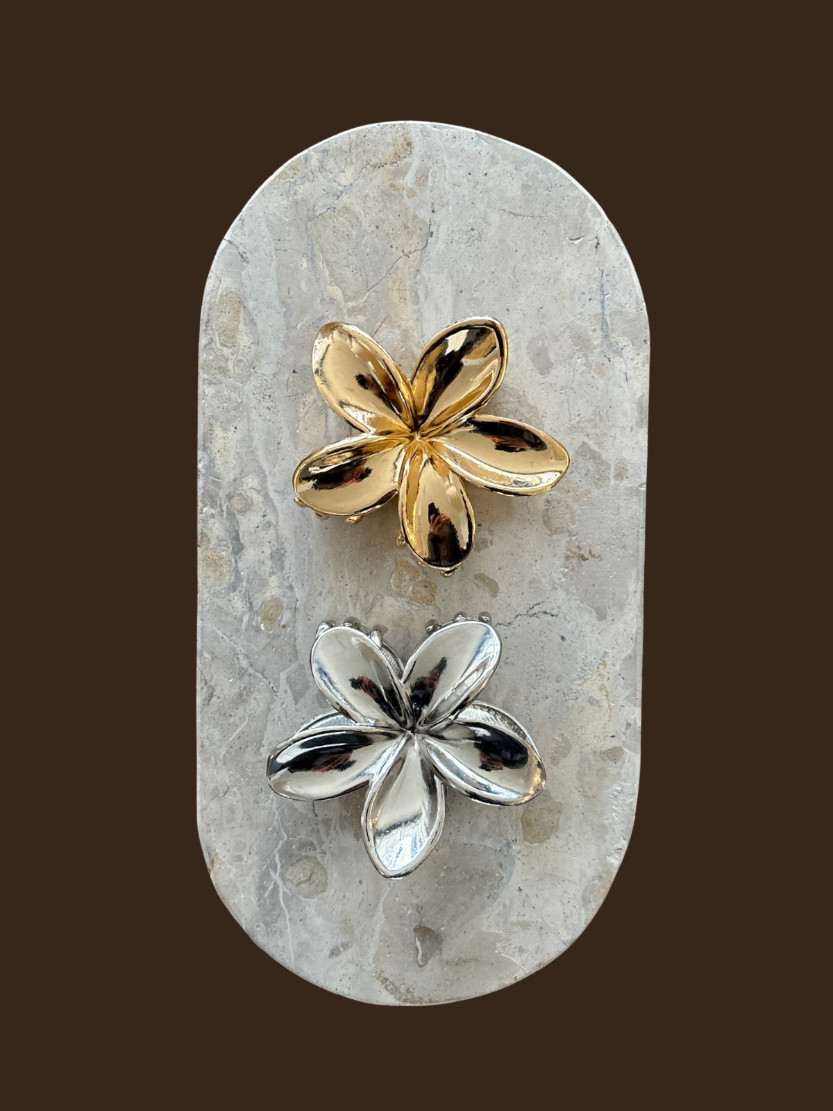 [Restocked] Hibiscus Metal Flower Claw Clips (2col)