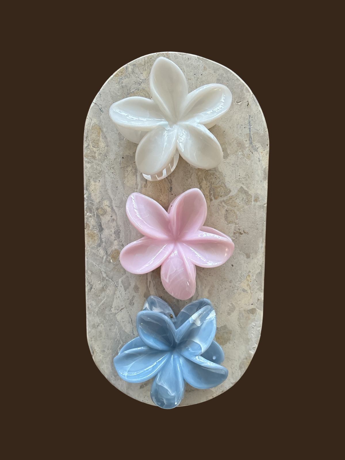 [Restocked] Hibiscus Resin Flower Claw Clips (3col)