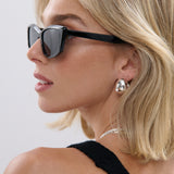 Danni Angular Sunglasses in Black